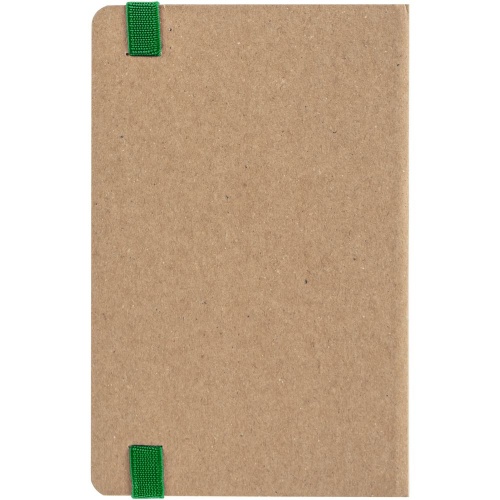 Ежедневник Eco Write Mini, недатированный, с зеленой резинкой фото 4