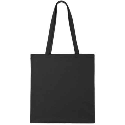 Холщовая сумка Optima 135, черная фото 3