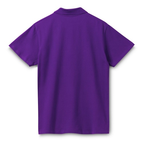 Рубашка поло мужская Spring 210, темно-фиолетовая фото 2