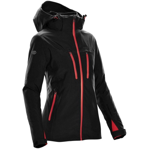 Куртка-трансформер женская Matrix, черная с красным фото 2