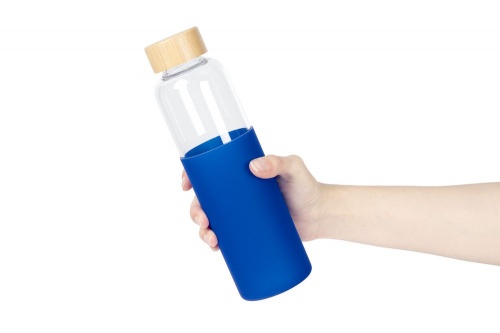 Бутылка для воды Onflow, синяя фото 5