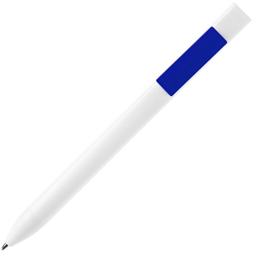 Ручка шариковая Swiper SQ, белая с синим фото 2