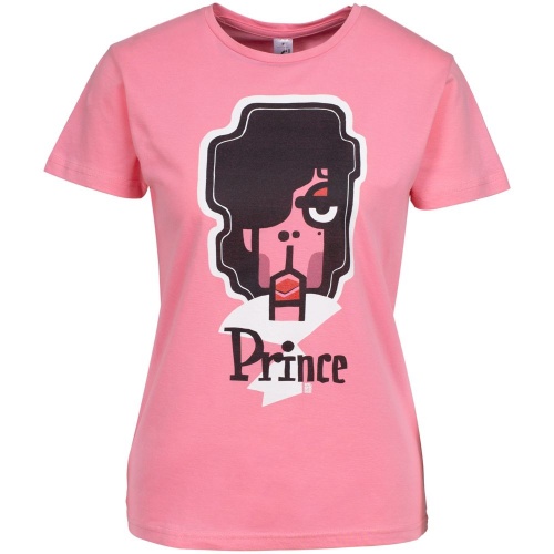 Футболка женская «Меламед. Prince», розовая фото 2