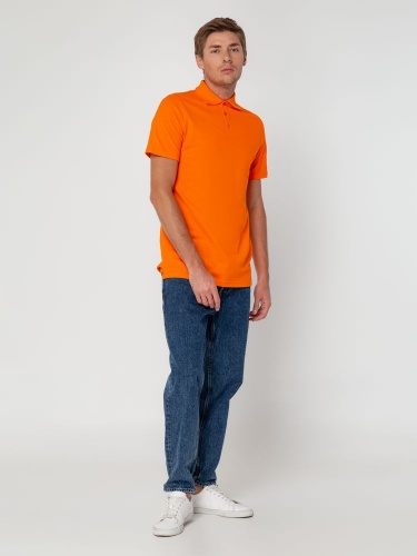 Рубашка поло мужская Virma Light, оранжевая фото 9