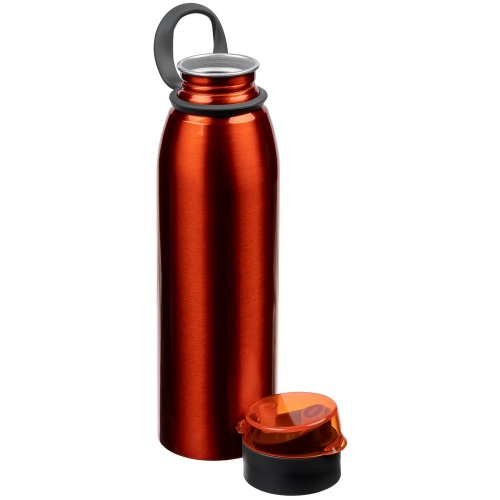 Спортивная бутылка для воды Korver, оранжевая фото 2