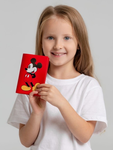 Обложка для паспорта «Микки Маус», красная фото 3