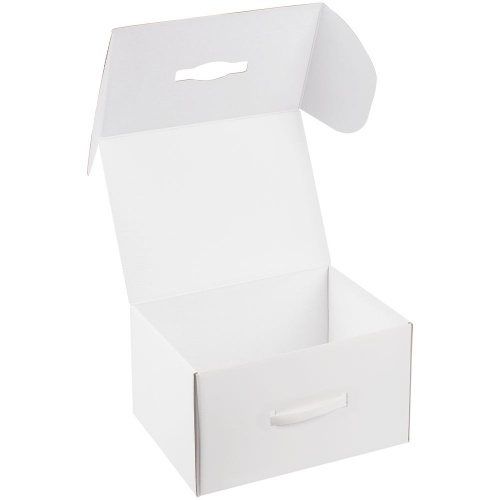 Коробка Matter High Light, белая с белой ручкой фото 2