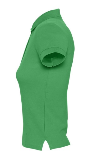 Рубашка поло женская People 210, ярко-зеленая фото 3