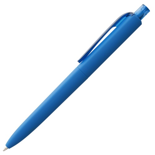 Ручка шариковая Prodir DS8 PRR-T Soft Touch, голубая фото 2