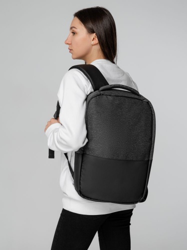 Рюкзак для ноутбука Campus, темно-серый с черным фото 8