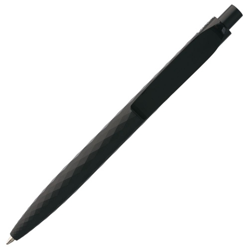 Ручка шариковая Prodir QS01 PRP-P Soft Touch, черная фото 2