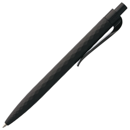Ручка шариковая Prodir QS01 PRP-P Soft Touch, черная фото 4