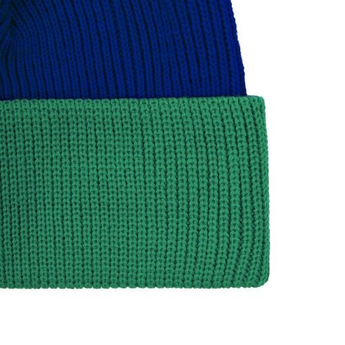 Шапка Snappy, синяя с зеленым фото 2