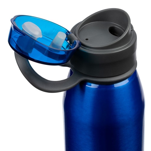 Спортивная бутылка для воды Korver, синяя фото 3