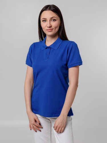 Рубашка поло женская Virma Stretch Lady, ярко-синяя фото 5