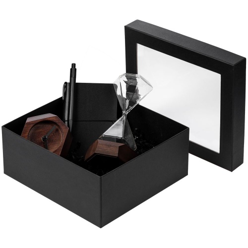 Коробка Teaser с окном, черная фото 4