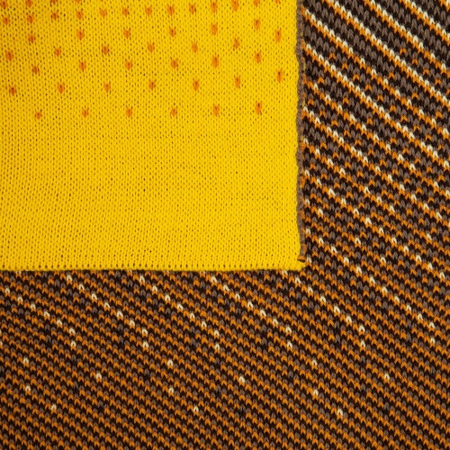 Плед Dreamshades, желтый с коричневым фото 3