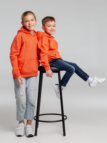 Толстовка детская Stellar Kids, оранжевая фото 10