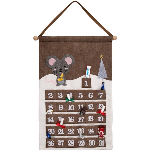 Адвент-календарь Noel, с мышкой фото 4