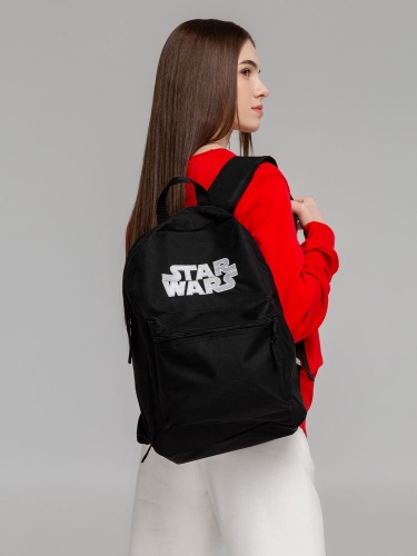 Рюкзак с люминесцентной вышивкой Star Wars, черный фото 3