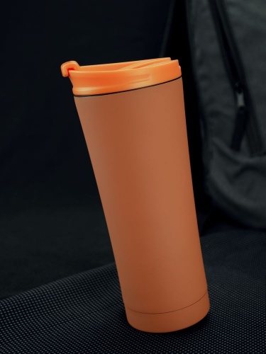 Термостакан Smoothy, оранжевый фото 5