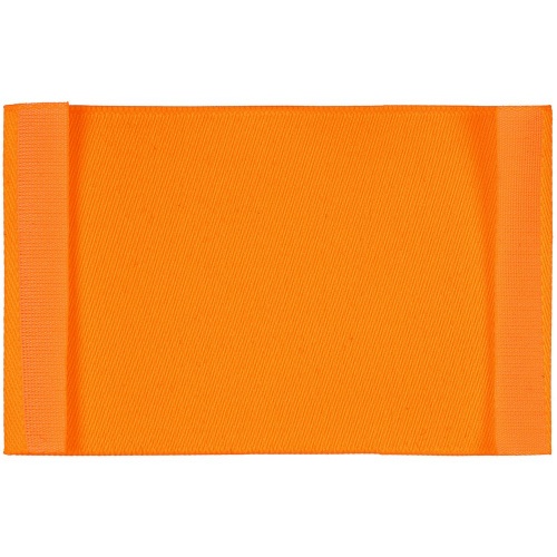 Лейбл тканевый Epsilon, XL, оранжевый неон фото 2