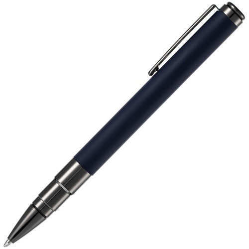 Ручка шариковая Kugel Gunmetal, синяя фото 2