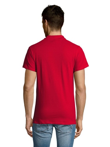 Рубашка поло мужская Summer 170, красная фото 6