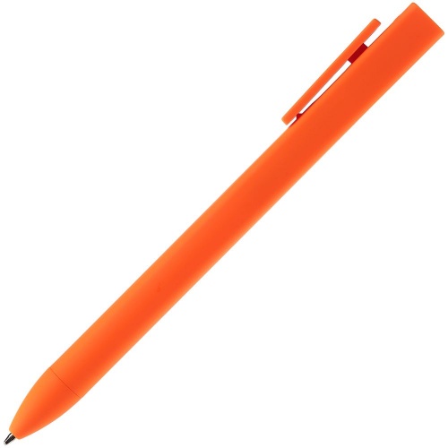 Ручка шариковая Swiper SQ Soft Touch, оранжевая фото 3