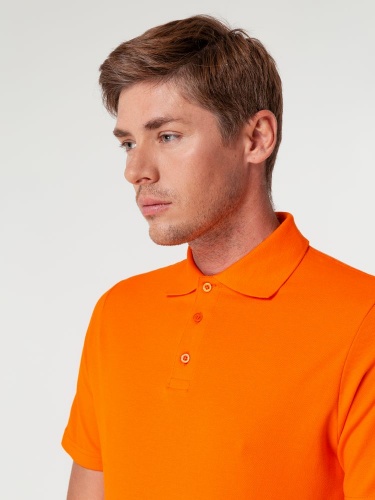 Рубашка поло мужская Virma Light, оранжевая фото 8