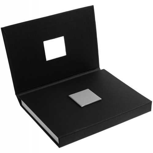 Коробка под набор Plus, черная с серебристым фото 2