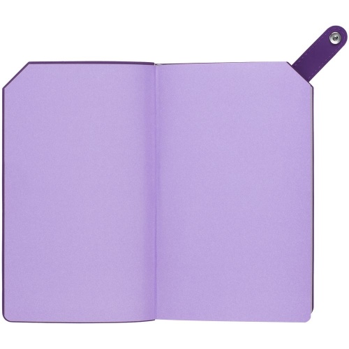 Ежедневник Corner, недатированный, серый с фиолетовым фото 5