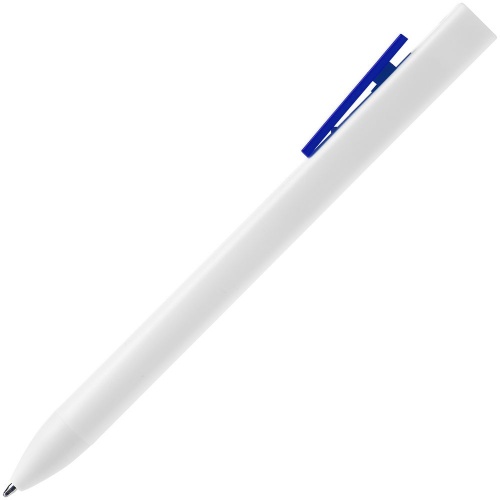 Ручка шариковая Swiper SQ, белая с синим фото 3