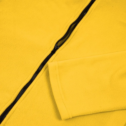 Куртка флисовая унисекс Manakin, желтая фото 3