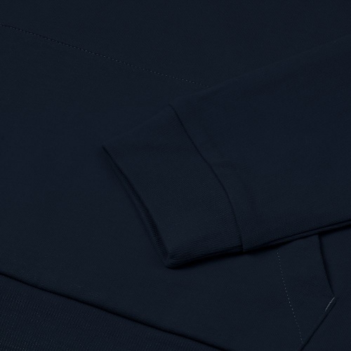 Толстовка на молнии с капюшоном Siverga Heavy 2.0, темно-синяя фото 3