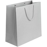 Пакет бумажный Porta L, серый