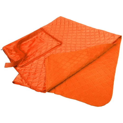 Плед для пикника Soft & Dry, темно-оранжевый фото 2