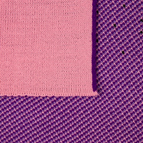 Плед Dreamshades, фиолетовый с черным фото 3