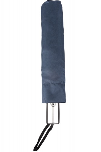Зонт складной Fiber, темно-синий фото 5