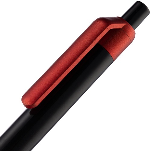 Ручка шариковая Fluent, красный металлик фото 5