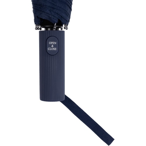 Зонт складной Ribbo, темно-синий фото 6