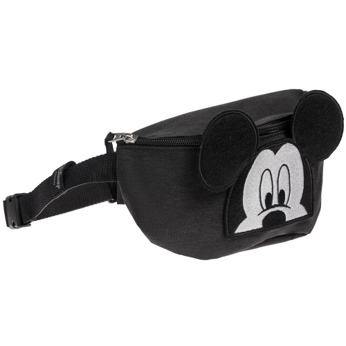 Поясная сумка «Микки Маус», черная фото 3
