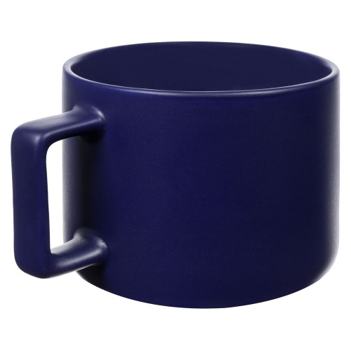 Чашка Jumbo, матовая, синяя фото 2