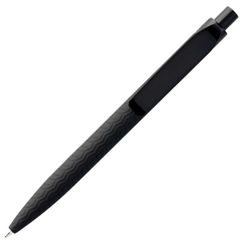 Ручка шариковая Prodir QS03 PRP Tyre Soft Touch, черная фото 4