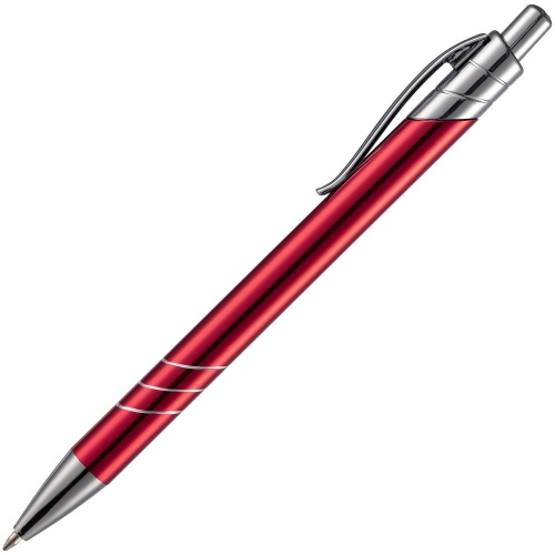 Ручка шариковая Undertone Metallic, красная фото 3