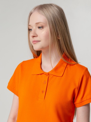 Рубашка поло женская Virma Lady, оранжевая фото 8