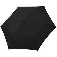 Зонт складной Carbonsteel Slim, черный