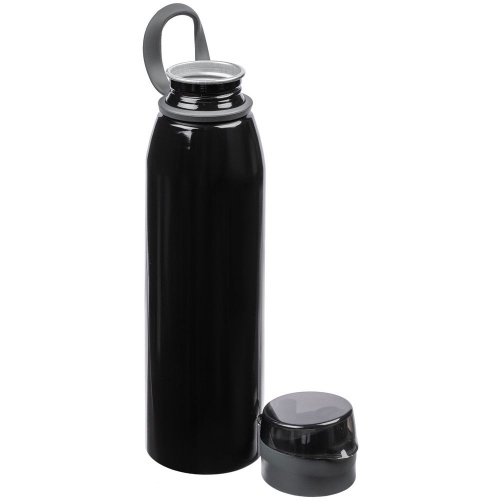 Спортивная бутылка для воды Korver, черная фото 2