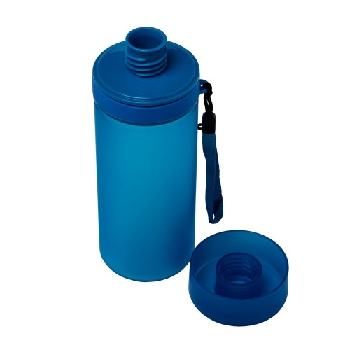 Бутылка для воды Simple, синяя фото 3