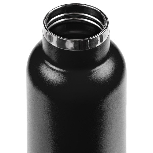 Термобутылка Bidon, черная фото 4